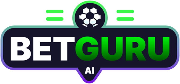Ето оптимизиран Alt Text за логото на BetGuru.ai, който включва името на бранда и основната ключова фраза: "BetGuru.ai official logo with soccer ball icon representing premium AI sports betting signals.